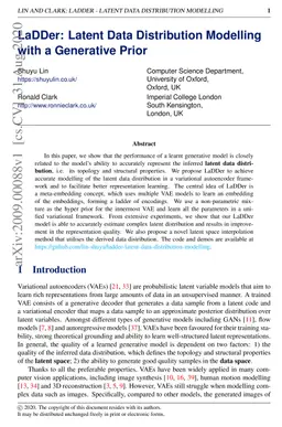 LaDDer: Latent Data Distribution Modelling with a Generative Prior