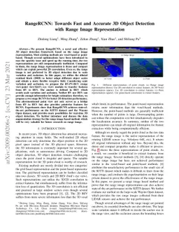 RangeRCNN: Towards Fast and Accurate 3D Object Detection with Range
  Image Representation