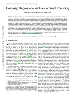 Heatmap Regression via Randomized Rounding