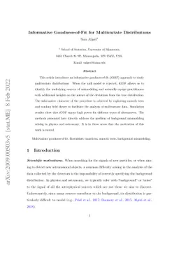 Informative Goodness-of-Fit for Multivariate Distributions