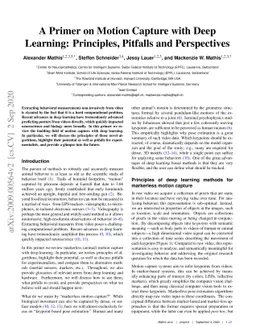 A Primer on Motion Capture with Deep Learning: Principles, Pitfalls and
  Perspectives