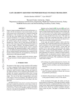 GAIT: Gradient Adjusted Unsupervised Image-to-Image Translation