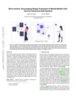 Micro-entries: Encouraging Deeper Evaluation of Mental Models Over Time
  for Interactive Data Systems