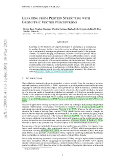 Learning from Protein Structure with Geometric Vector Perceptrons