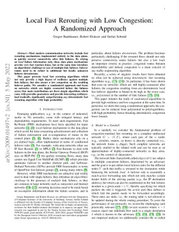 Local Fast Rerouting with Low Congestion: A Randomized Approach