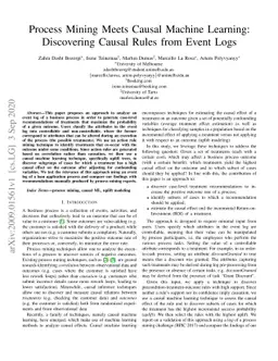 Process Mining Meets Causal Machine Learning: Discovering Causal Rules
  from Event Logs