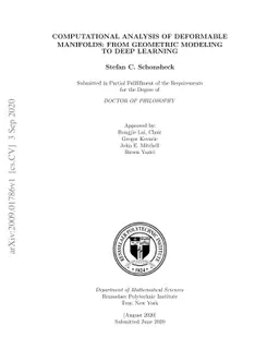 Computational Analysis of Deformable Manifolds: from Geometric Modelling
  to Deep Learning