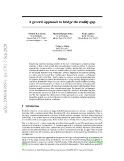 A general approach to bridge the reality-gap