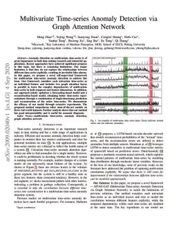 Multivariate Time-series Anomaly Detection via Graph Attention Network