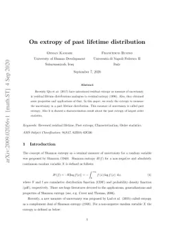 On extropy of past lifetime distribution