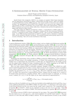 A Generalization of Spatial Monte Carlo Integration
