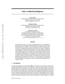 Naive Artificial Intelligence