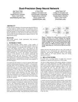 Dual Precision Deep Neural Network