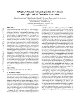 NNgSAT: Neural Network guided SAT Attack on Logic Locked Complex
  Structures