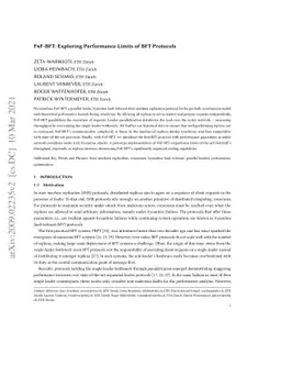 FnF-BFT: Exploring Performance Limits of BFT Protocols