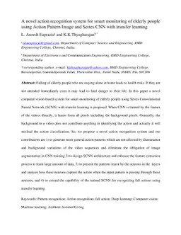 A novel action recognition system for smart monitoring of elderly people
  using Action Pattern Image and Series CNN with transfer learning