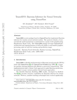 TensorBNN: Bayesian Inference for Neural Networks using Tensorflow