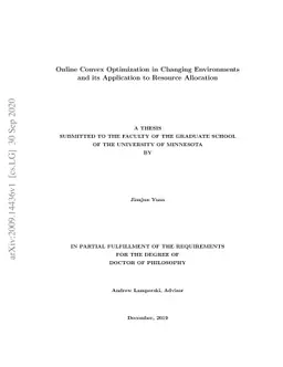 Online Convex Optimization in Changing Environments and its Application
  to Resource Allocation