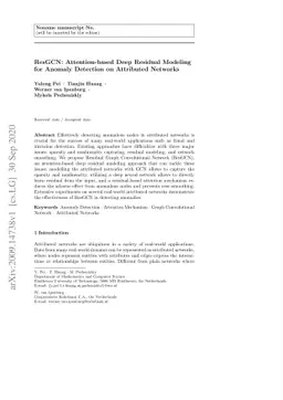 ResGCN: Attention-based Deep Residual Modeling for Anomaly Detection on
  Attributed Networks