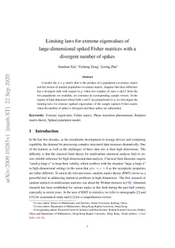 Limiting laws for extreme eigenvalues of large-dimensional spiked Fisher
  matrices with a divergent number of spikes