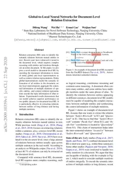 Global-to-Local Neural Networks for Document-Level Relation Extraction