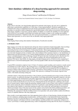 Inter-database validation of a deep learning approach for automatic
  sleep scoring