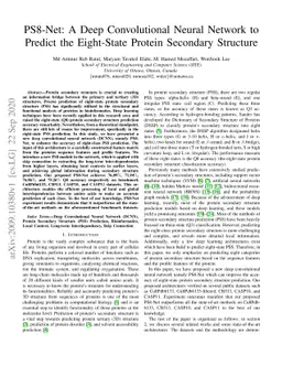 PS8-Net: A Deep Convolutional Neural Network to Predict the Eight-State
  Protein Secondary Structure