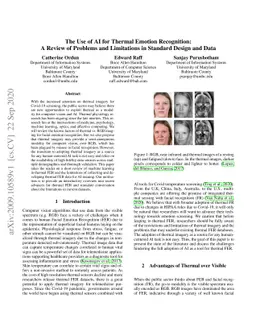 The Use of AI for Thermal Emotion Recognition: A Review of Problems and
  Limitations in Standard Design and Data