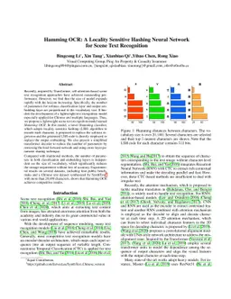 Hamming OCR: A Locality Sensitive Hashing Neural Network for Scene Text
  Recognition