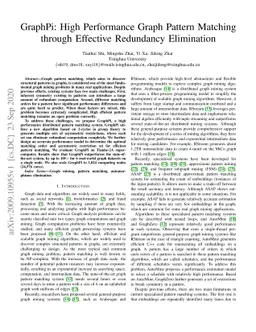 GraphPi: High Performance Graph Pattern Matching through Effective
  Redundancy Elimination