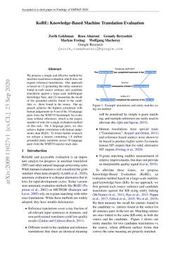 KoBE: Knowledge-Based Machine Translation Evaluation