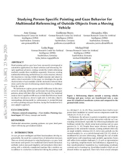 Studying Person-Specific Pointing and Gaze Behavior for Multimodal
  Referencing of Outside Objects from a Moving Vehicle