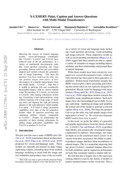 X-LXMERT: Paint, Caption and Answer Questions with Multi-Modal
  Transformers