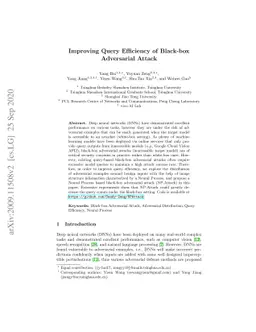 Improving Query Efficiency of Black-box Adversarial Attack