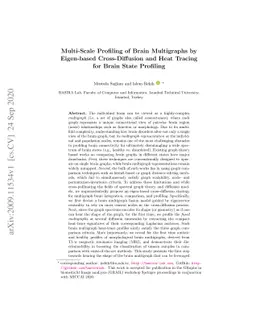 Multi-Scale Profiling of Brain Multigraphs by Eigen-based
  Cross-Diffusion and Heat Tracing for Brain State Profiling