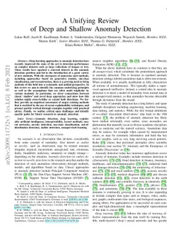 A Unifying Review of Deep and Shallow Anomaly Detection
