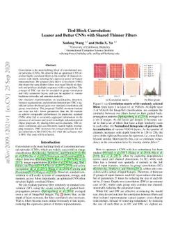 Tied Block Convolution: Leaner and Better CNNs with Shared Thinner
  Filters