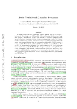 Stein Variational Gaussian Processes