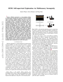 SEMI: Self-supervised Exploration via Multisensory Incongruity