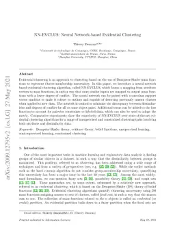 NN-EVCLUS: Neural Network-based Evidential Clustering