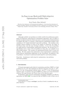 An Easy-to-use Real-world Multi-objective Optimization Problem Suite