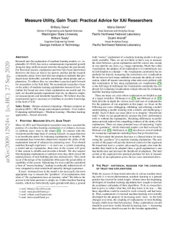 Measure Utility, Gain Trust: Practical Advice for XAI Researcher