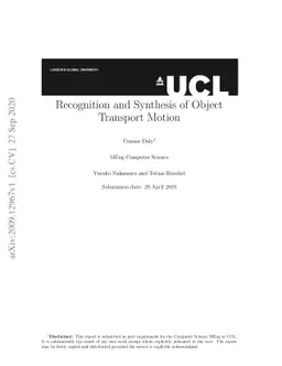 Recognition and Synthesis of Object Transport Motion