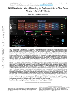 NAS-Navigator: Visual Steering for Explainable One-Shot Deep Neural
  Network Synthesis