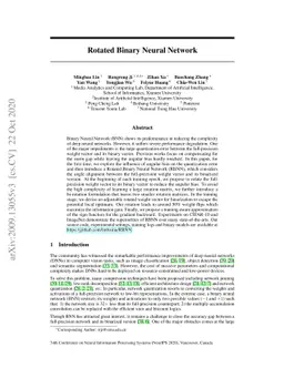 Rotated Binary Neural Network