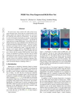 PERF-Net: Pose Empowered RGB-Flow Net