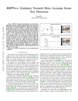 RRPN++: Guidance Towards More Accurate Scene Text Detection