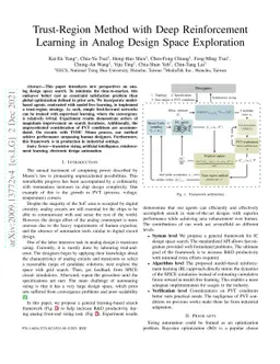 Trust-Region Method with Deep Reinforcement Learning in Analog Design
  Space Exploration