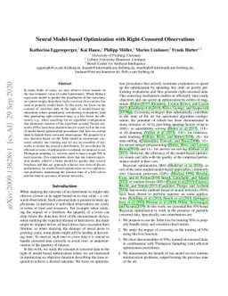 Neural Model-based Optimization with Right-Censored Observations