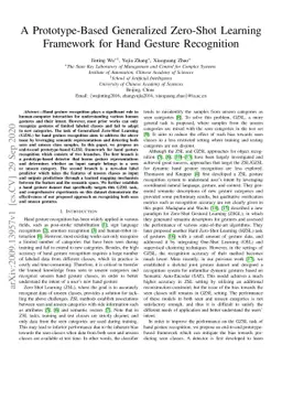 A Prototype-Based Generalized Zero-Shot Learning Framework for Hand
  Gesture Recognition